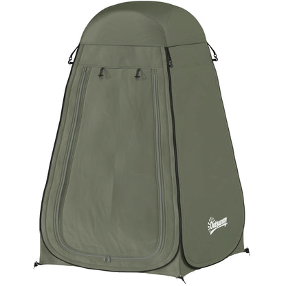 Pop Up Shower Tent, Portable Privacy Room, With Carrying Bag, Green Camping Tents Green at Gallery Canada