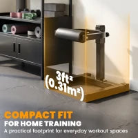 Machine de squat réglable à 7 niveaux, patins antidérapants, entraînement de force
