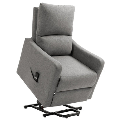 Electric Lift Recliner Chair, Power Chaise Lounge, Remote Control, Side Pocket Electric Power Lift Chairs at Gallery Canada