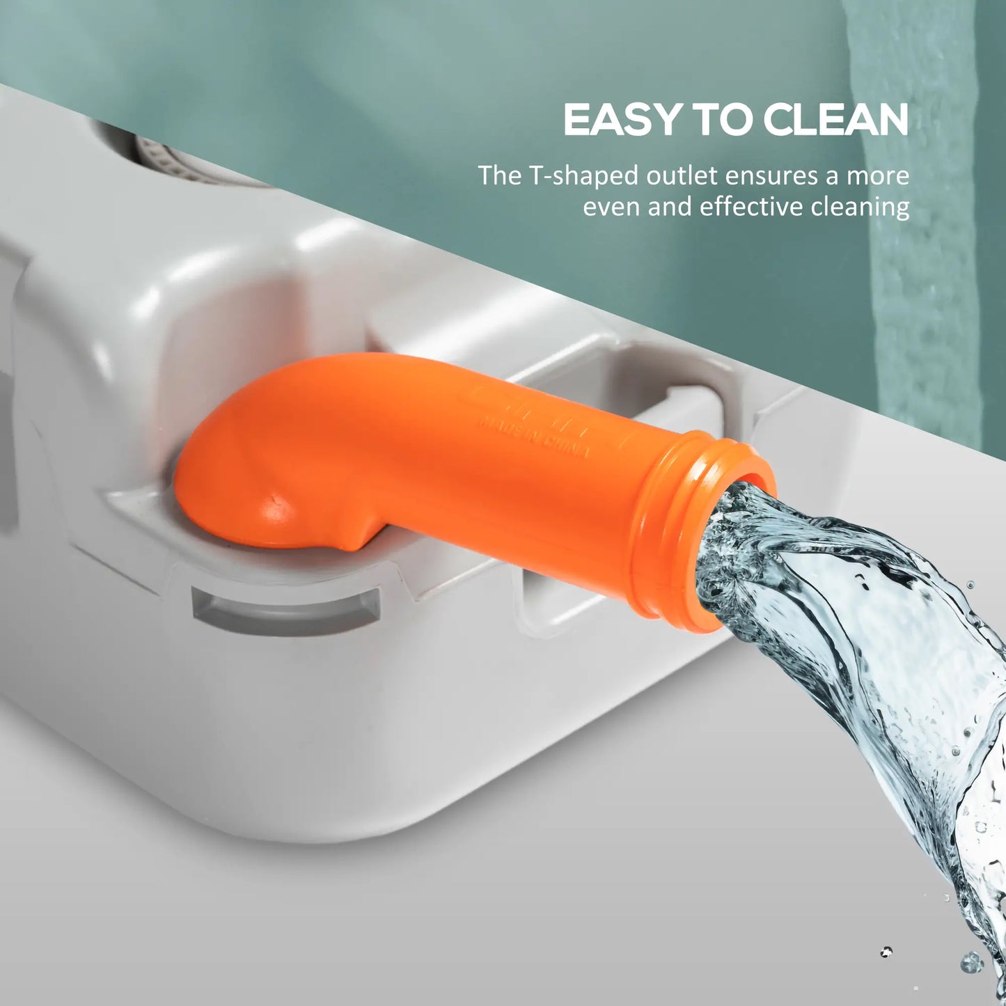 5.3 Gallon Portable Toilet, Level Indicator, Anti-Leak Pump, Camping, RV Camping Toilets at Gallery Canada