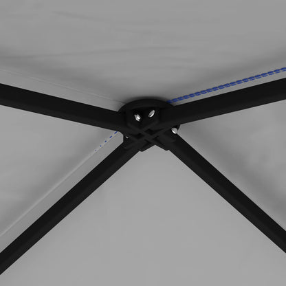 7' x 7' Foldable Pop Up Gazebo Tent, Adjustable Legs, Black, Blue Pop Up Canopies at Gallery Canada