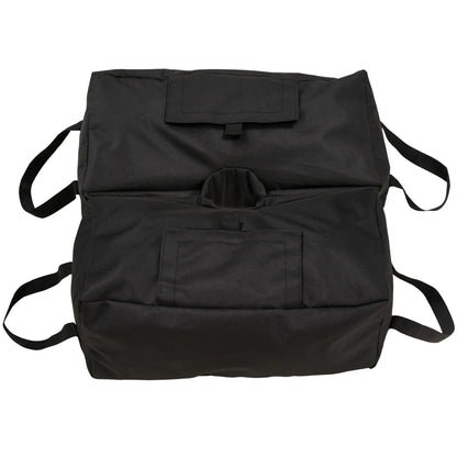 2pc Umbrella Base, 55lbs, Weight Bag With Scoop, Black Umbrella Bases Black at Gallery Canada
