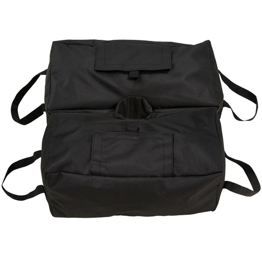2pc Umbrella Base, 55lbs, Weight Bag With Scoop, Black Umbrella Bases Black at Gallery Canada