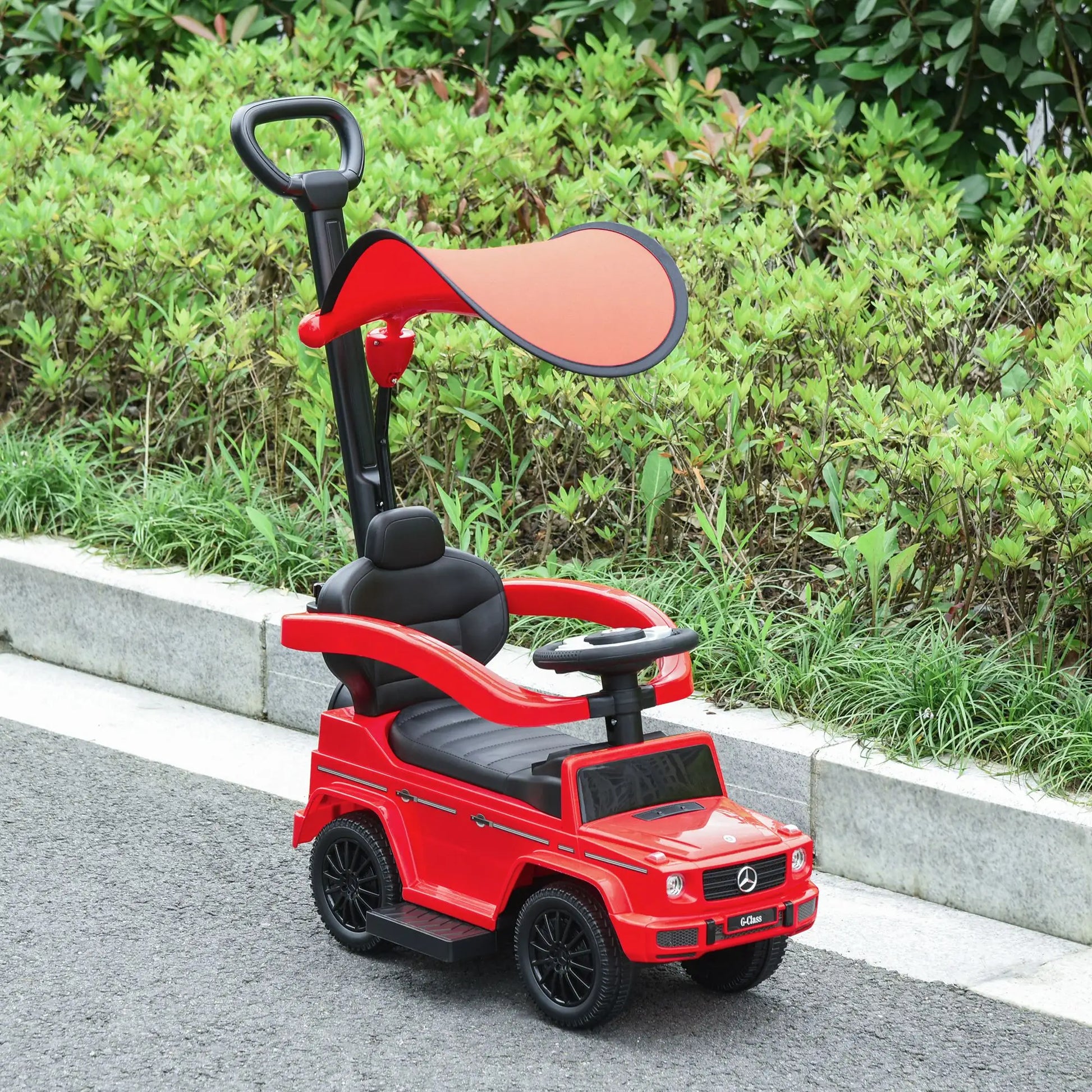 G350 Licensed Push Car, 3-in-1 Toddler Sliding Car, Red Electric Ride On Toys at Gallery Canada