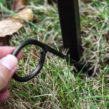 7FT Metal Garden Arch with Gate, Climbing Planter Frame, Black Garden Arches at Gallery Canada