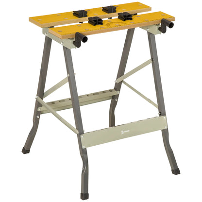 Foldable Work Bench w/ 4 Adjustable Clamps, Carpenter Saw Table Tool Organizers at Gallery Canada