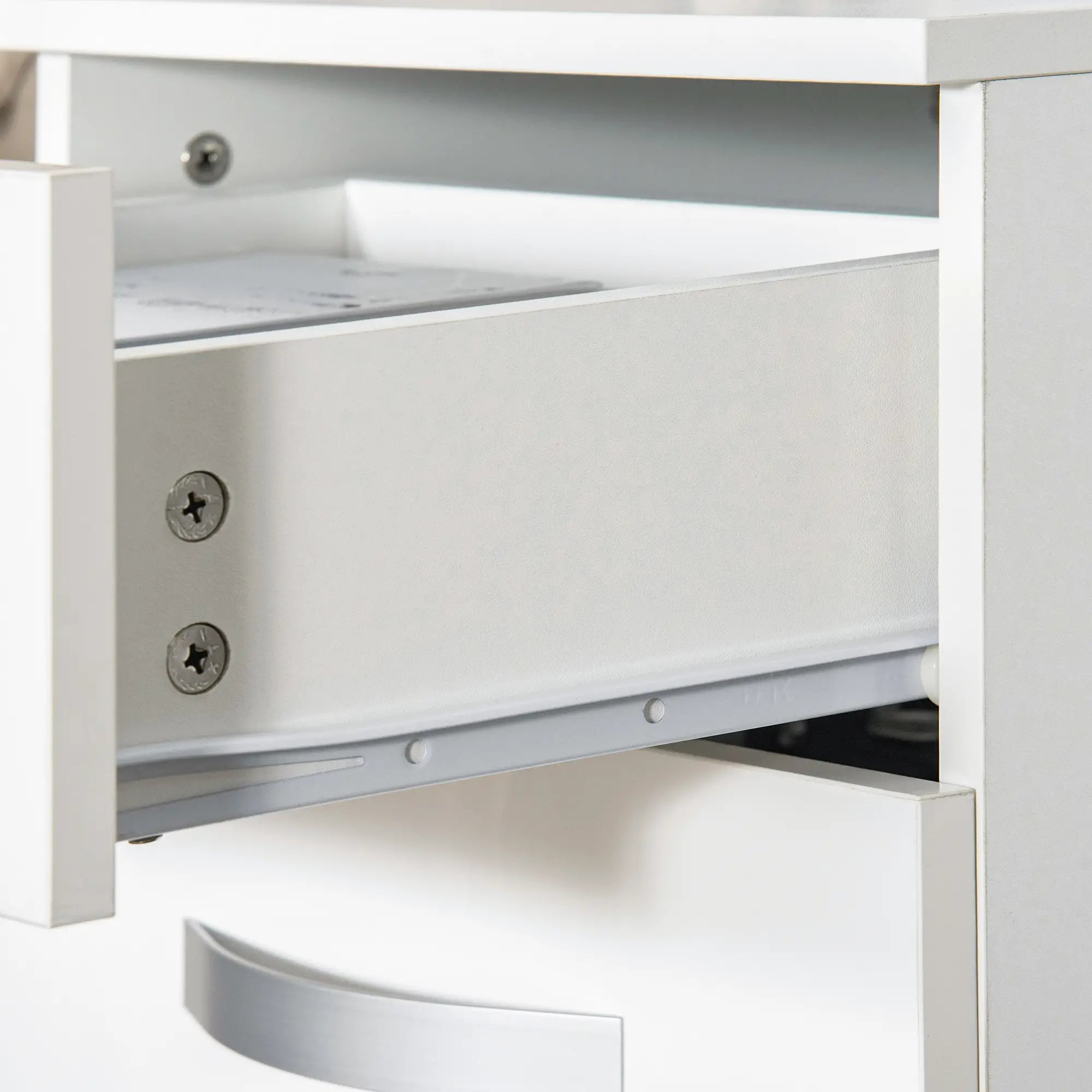 Modern Nightstand Set of 2, 3 Drawer Bedside Tables, White Bedside Tables at Gallery Canada