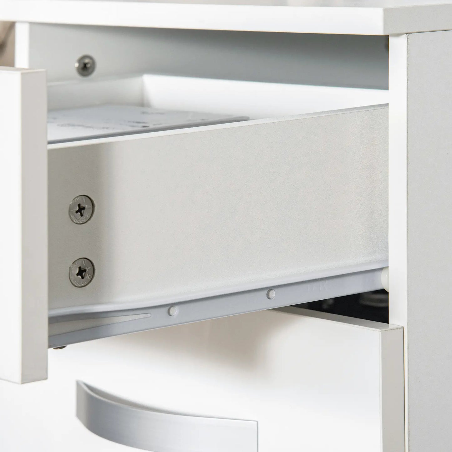 Modern Nightstand Set of 2, 3 Drawer Bedside Tables, White Bedside Tables at Gallery Canada