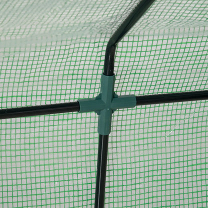 6' x 3' x 3' Portable Mini Greenhouse, Steel Frame, 2 PE Covers, Dark Green Mini Greenhouses at Gallery Canada