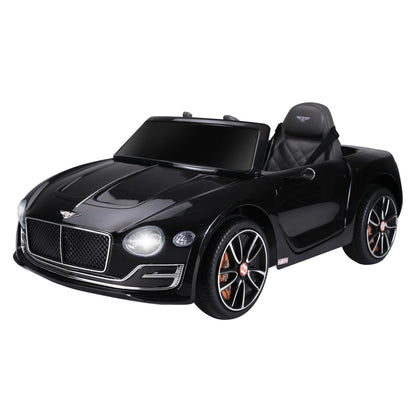 12V Ride On Car, Battery Powered, Parent Remote Control, 2 Speed, Black Electric Toy Cars Black at Gallery Canada