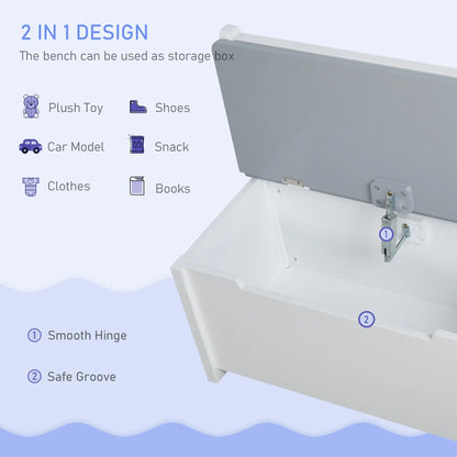 Kids Wood Table, Chair, Bench Set with Storage, 4-Piece Kids Table Sets at Gallery Canada