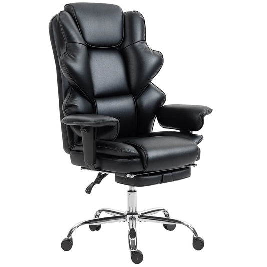 Big and Tall Office Chair, 400 lbs, Overstuffed Desk Chair Executive & Manager Chairs Black at Gallery Canada