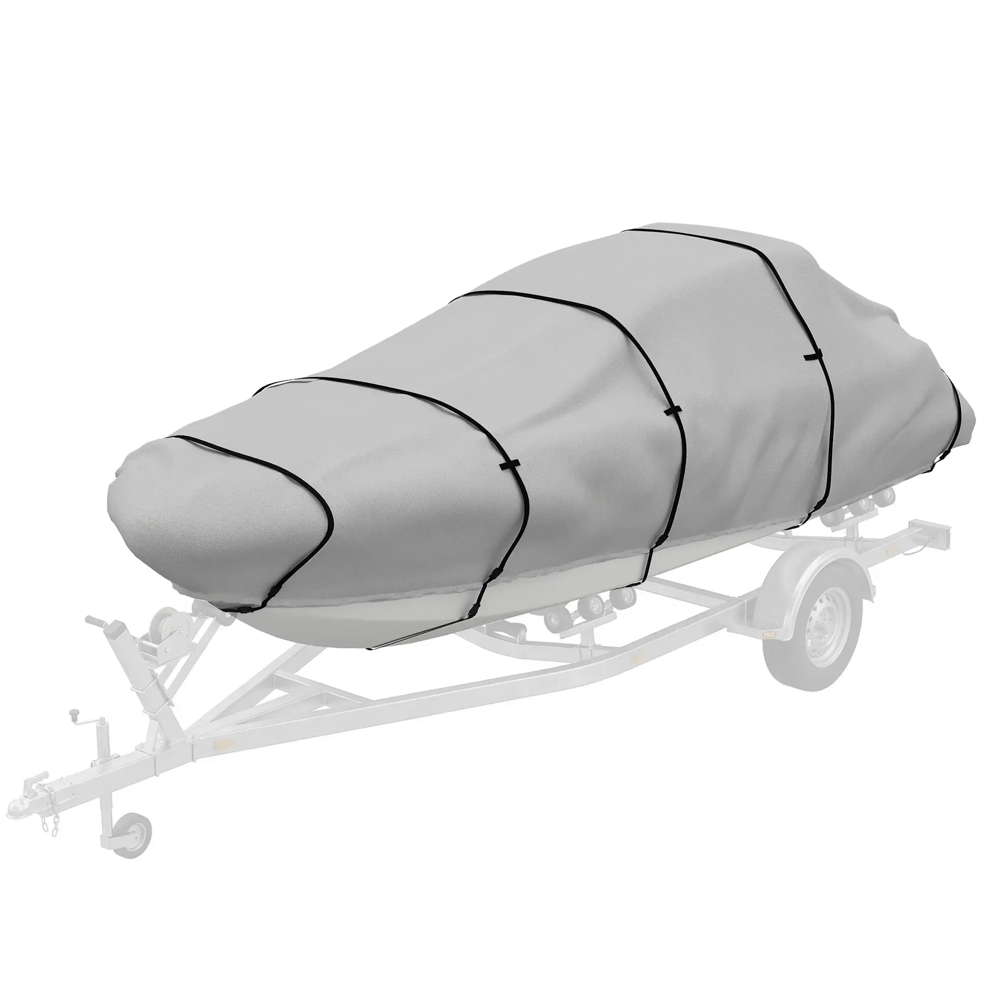 19-20 Ft Trailer Boat Cover, 3000mm Waterproof, Light Grey Water Sports & Boating Supplies Light Grey at Gallery Canada