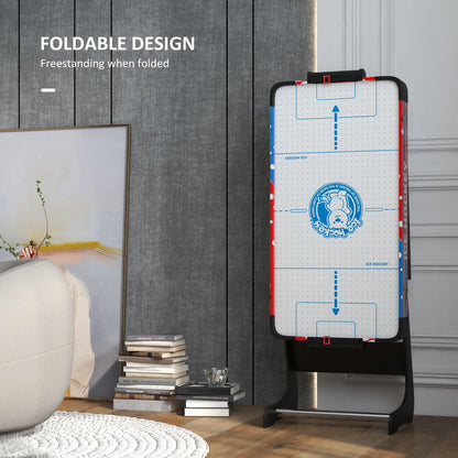 40 Folding Air Hockey Table, 2 Pucks, 2 Pushers, Scoreboard, White Game Tables at Gallery Canada