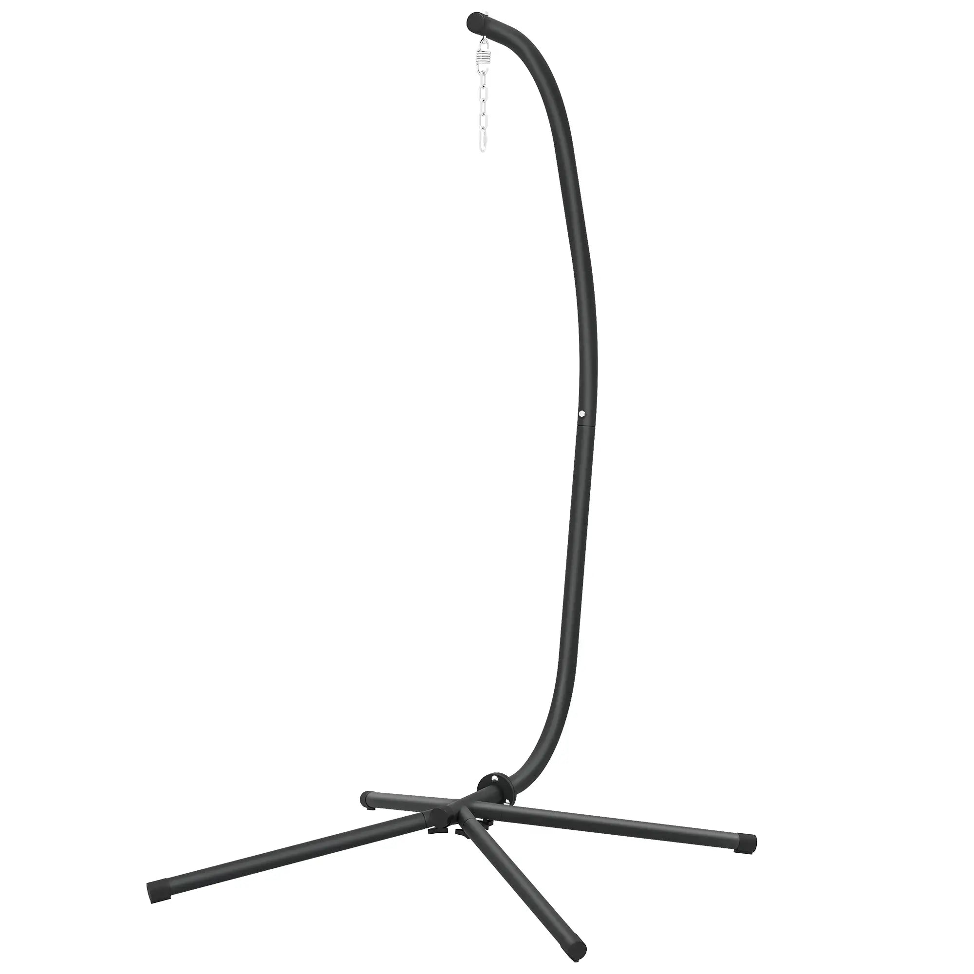 Heavy Duty Hanging Egg Chair Stand, 330lbs Weight, Black Hammock Stands Black at Gallery Canada