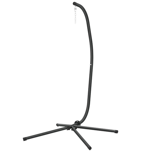 Heavy Duty Hanging Egg Chair Stand, 330lbs Weight, Black Hammock Stands Black at Gallery Canada