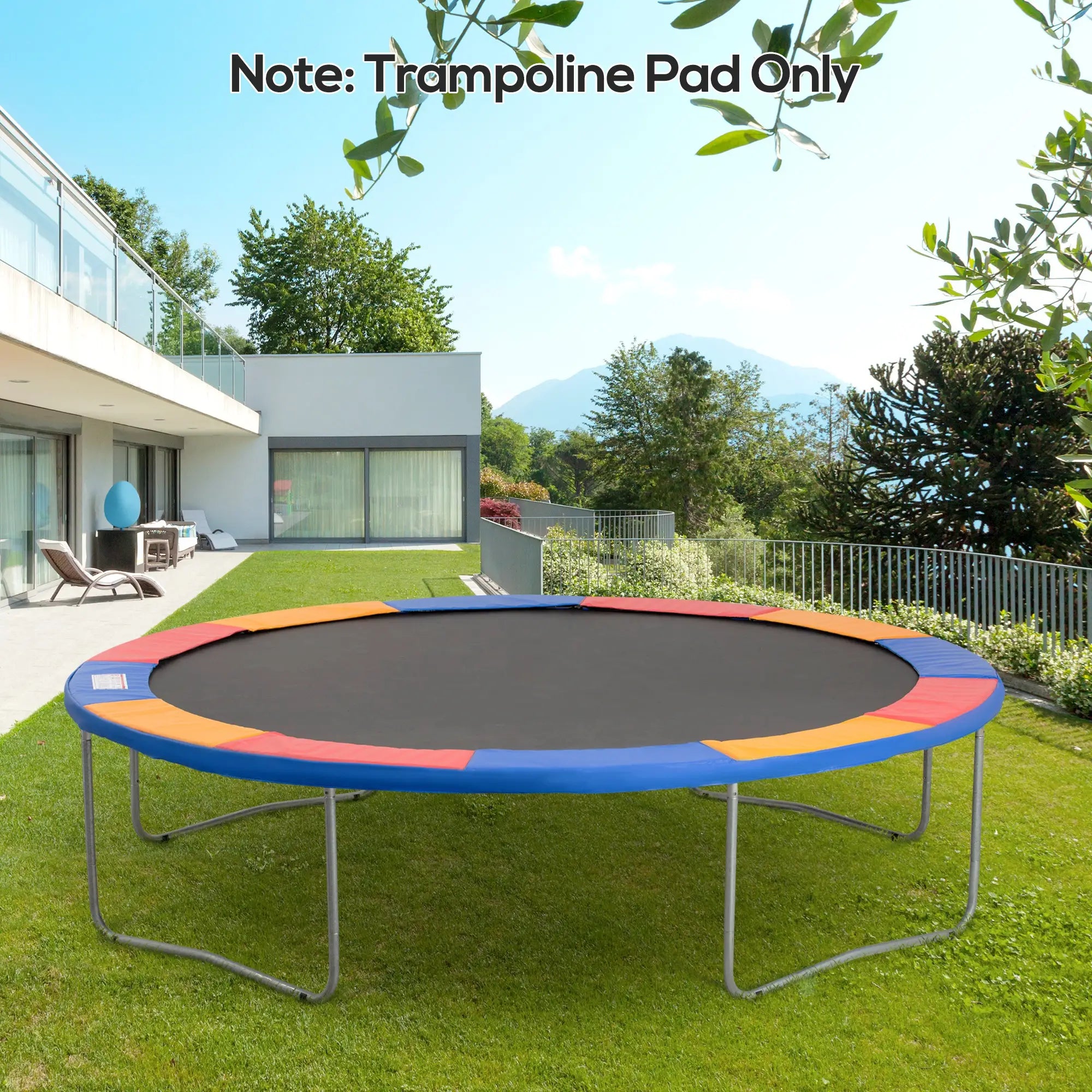 12ft Trampoline Pad, 144 Spring Safety Cover, EPE Foam, Colorful Trampolines at Gallery Canada