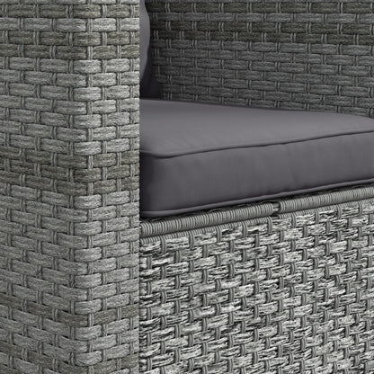 Seat Cushion Back Pillows Set of 2, Patio Chair Cushions, Dark Grey Patio Chair Cushions at Gallery Canada