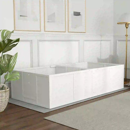 Adjustable Whelping Box for Dogs, 77" x 38", White Houses, Kennels & Pens at Gallery Canada