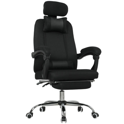 Ergonomic Executive High Back Office Chair, Footrest, Lumbar Support, Black Executive & Manager Chairs at Gallery Canada