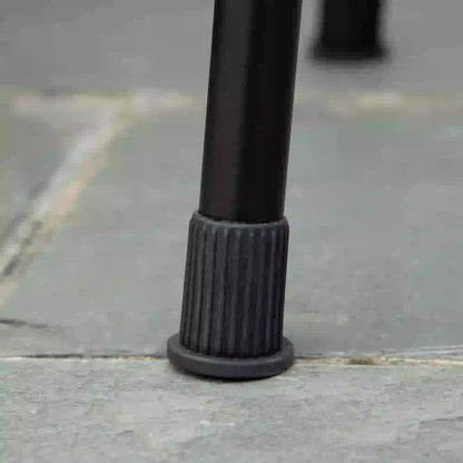 Portable Charcoal Grill With Side Baskets, Hooks, Nets, Black