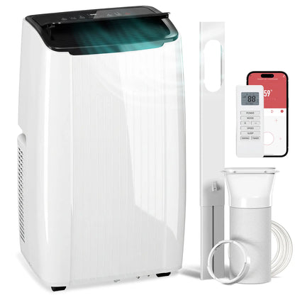 14000 BTU 5-In-1 Portable Air Conditioner, White Air Conditioner at Gallery Canada