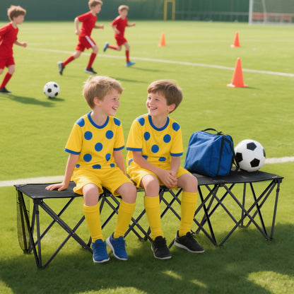 Portable 4-Seater Folding Camping Chair, Team Bench, Carry Bag Picnic Tables & Camping Chairs at Gallery Canada