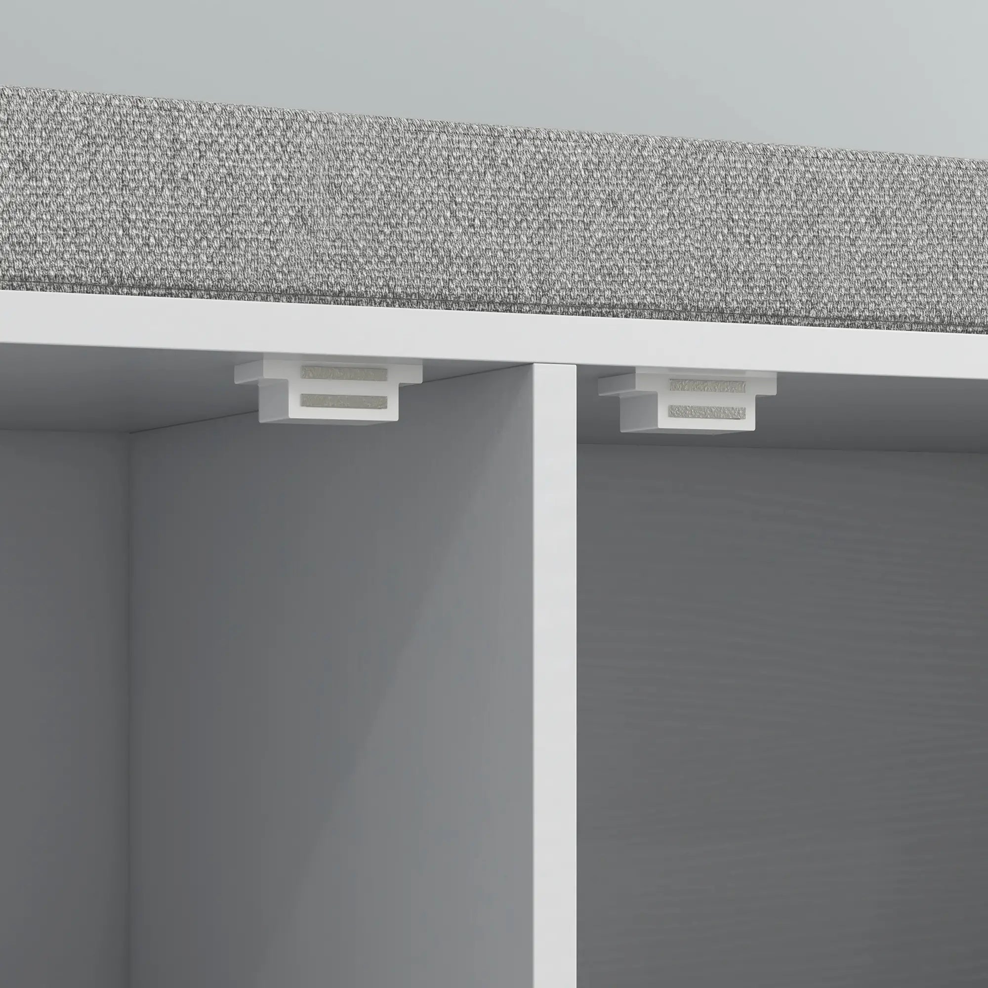 Shoe Storage Bench with Seat Cushion, Hallway Cabinet, 352lbs, White Shoe Storage Cabinets & Racks at Gallery Canada