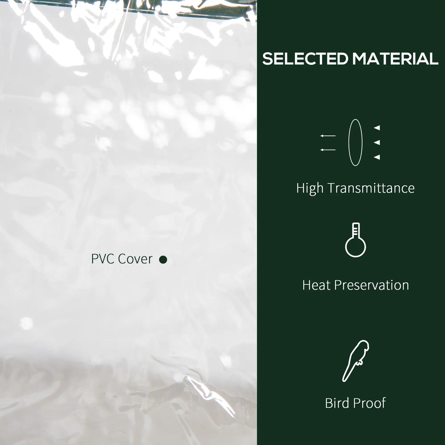 3 Tier Mini Greenhouse, Portable with Shelf Clips, Plastic Cover, Steel Frame, 27" x 19" x 49", Transparent Mini Greenhouses at Gallery Canada