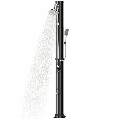 10.6 Gal Solar Heated Outdoor Shower, 7.2 FT, 2 Shower Heads Outdoor Swimming Pools & Hot Tubs at Gallery Canada
