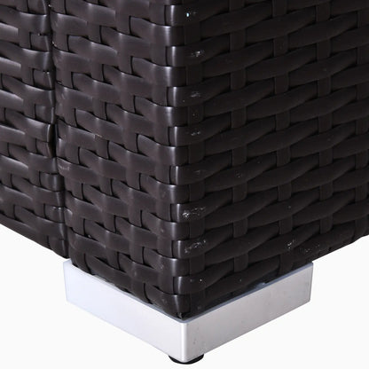 7-Piece Outdoor Rattan Furniture Set, Patio Wicker Sectional Sofa, Blue Patio Furniture Sets at Gallery Canada