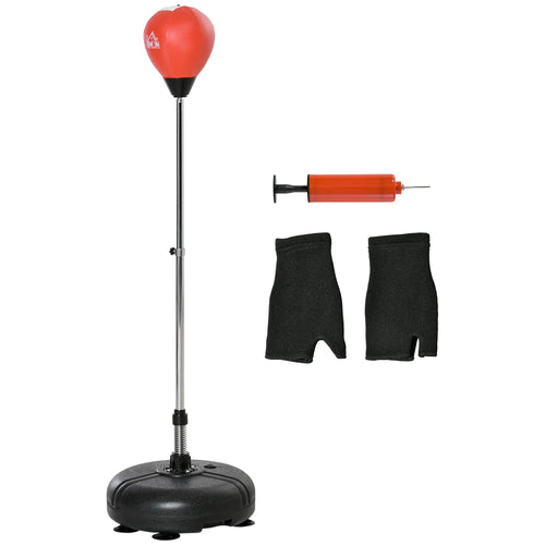 Freestanding Punching Bag Set with Stand, Speedball & Gloves, 52.4