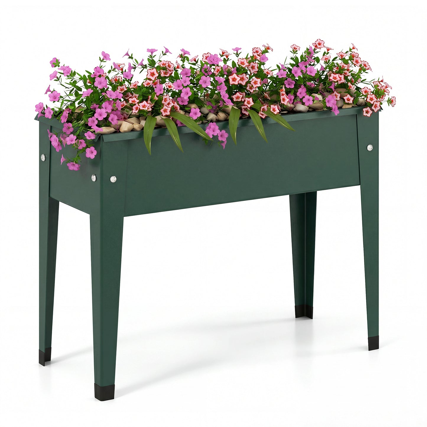 Raised Garden Bed, Elevated Metal Gardening Box With Legs, Green Raised Garden Beds at Gallery Canada