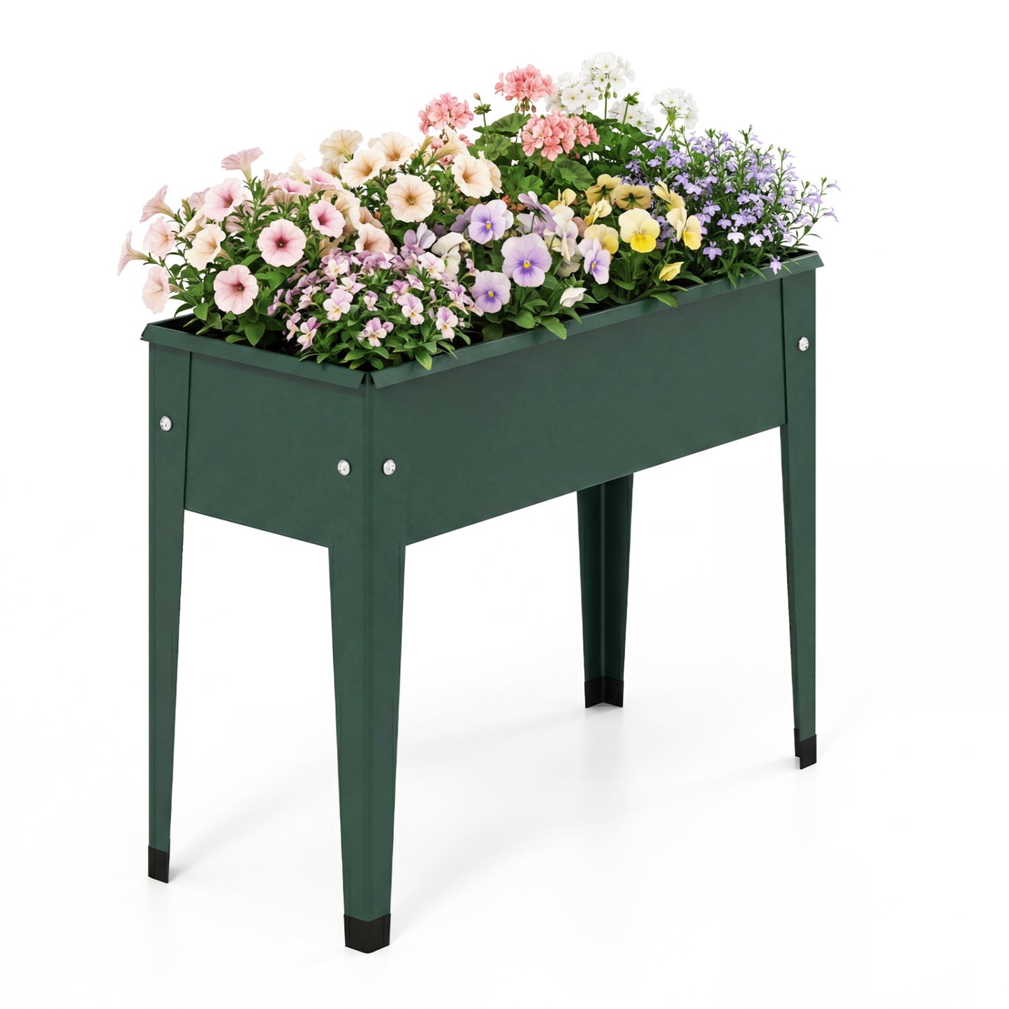 Raised Garden Bed, Elevated Metal Gardening Box With Legs, Green Raised Garden Beds at Gallery Canada