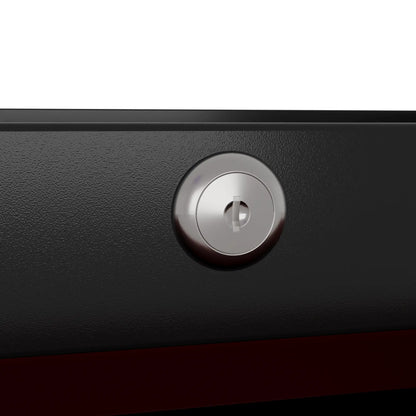 5 Drawer Roller Tool Chest, Lockable Toolbox, Storage Organizer, Black Red Tool Organizers at Gallery Canada