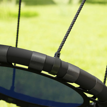 24 Inch Kids Saucer Tree Swing, Adjustable Ropes, Outdoor, Backyard, Blue Gym Sets & Swings at Gallery Canada