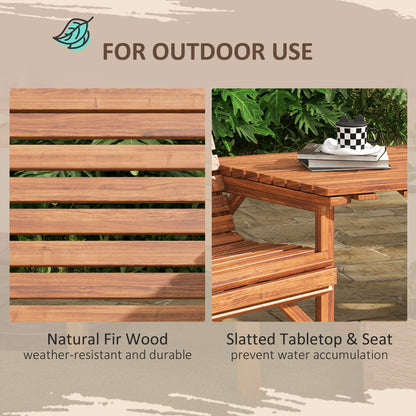 3Pcs Outdoor Bench Set, Backyard, Balcony, Tan Brown Outdoor Benches at Gallery Canada