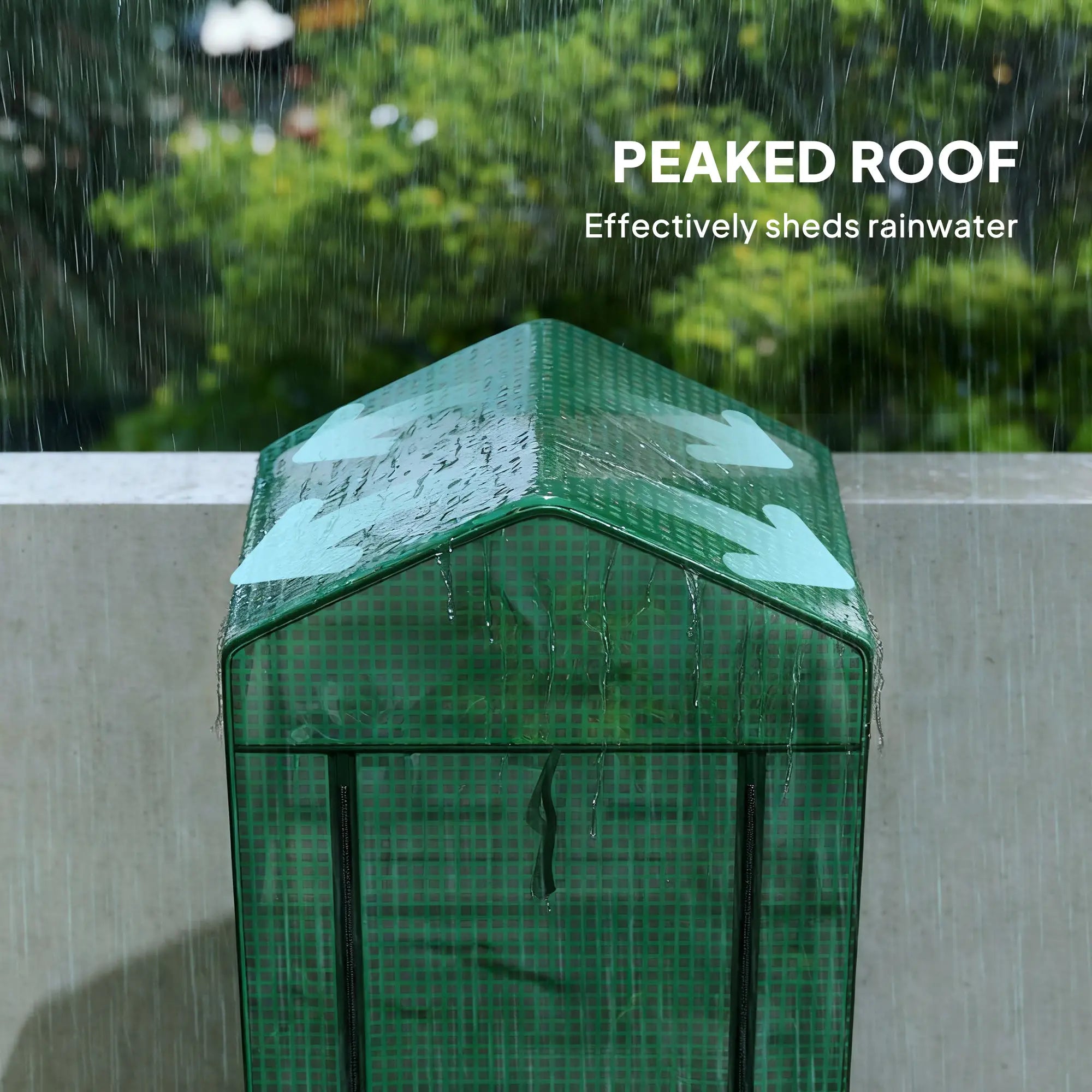 5 Tier Mini Greenhouse, Portable, Transparent, 27.25