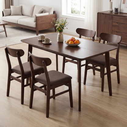 Rectangle Dining Table, 47", Seats 4-6, Walnut Dining Tables at Gallery Canada