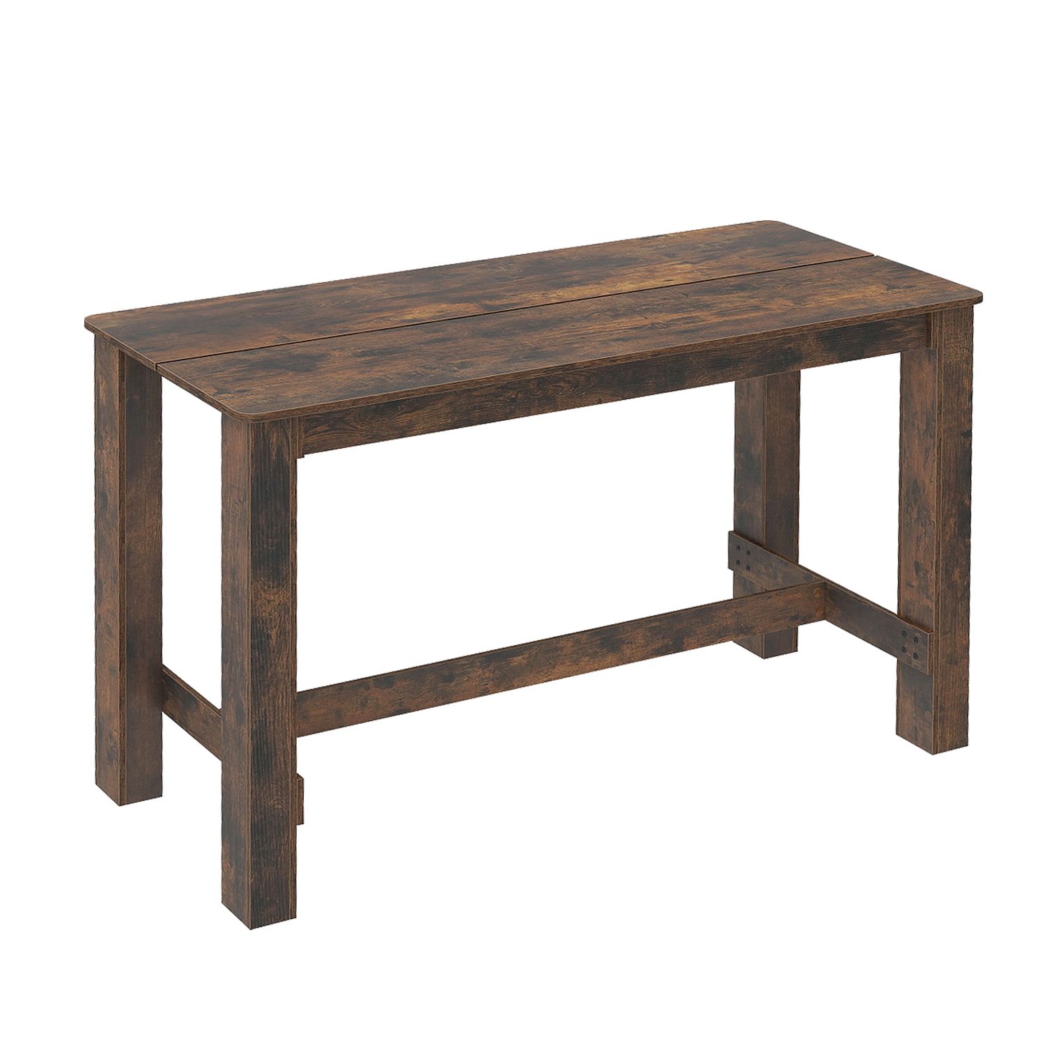Rectangular Farmhouse Kitchen Dining Table, Brown Dining Tables Brown at Gallery Canada