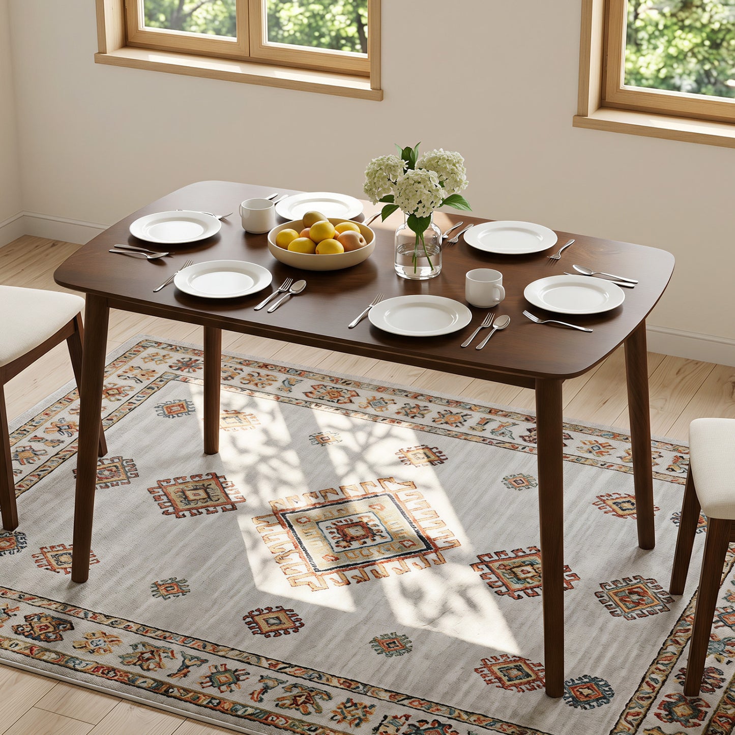 Rectangular Kitchen Table for Breakfast Nook, Coffee Dining Tables at Gallery Canada