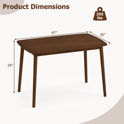 Rectangular Kitchen Table for Breakfast Nook, Coffee Dining Tables at Gallery Canada