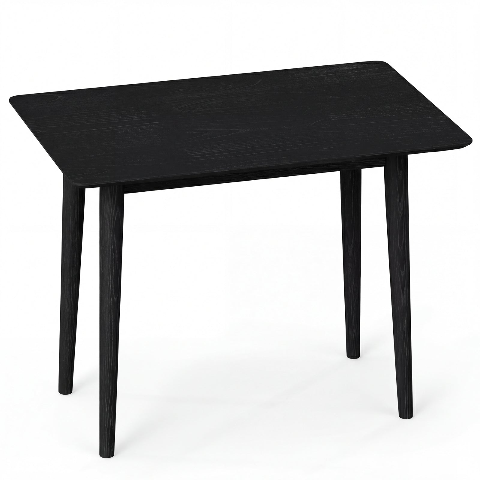 Rectangular Wooden Dining Table, 34 Inch, Farmhouse Kitchen Table, Black Dining Tables Black at Gallery Canada