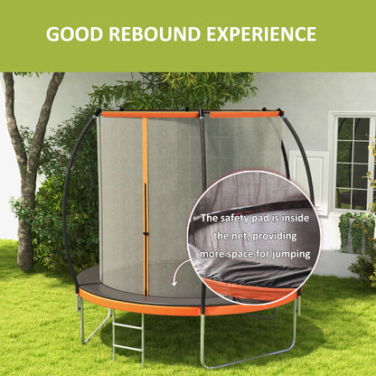 10ft Outdoor Trampoline with Enclosure Net and Ladder Trampolines at Gallery Canada
