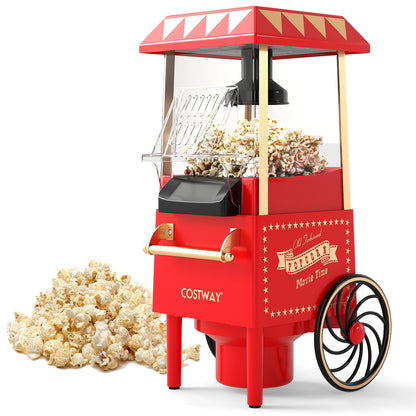 Retro Hot Air Popcorn Maker 1200W, Red Small Appliances at Gallery Canada