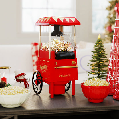 Retro Hot Air Popcorn Maker 1200W, Red Small Appliances at Gallery Canada