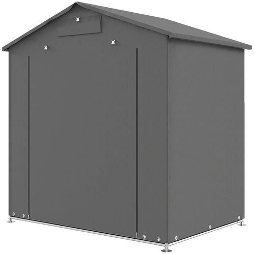 6' x 4' Portable Shed, Waterproof Bike Tent, Dark Grey
