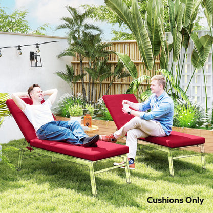 Patio Chair Cushion Set, 2-Piece, With Ties, Wine Red Patio Chair Cushions at Gallery Canada