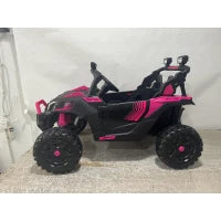 24V 2 Seater Kids Ride On Truck, Ages 3-8, Remote Control, Pink