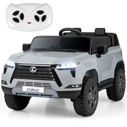 24V 4WD Ride On Car, Remote Control, Ages 3+, Gray